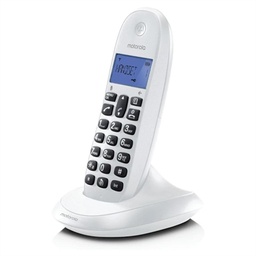 [NTETIN0185] MOTOROLA C1001 CB+ Telefono DECT Blanco
