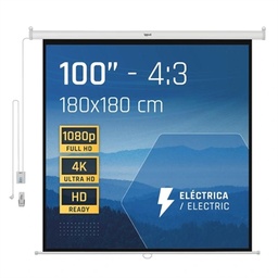 [MPRPAY0070] iggual Pantalla eléctrica 1:1 100" 180x180 cm