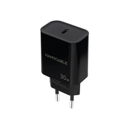 [AATCAT0430] Nanocable Cargador pared USB-C PD 30W Negro