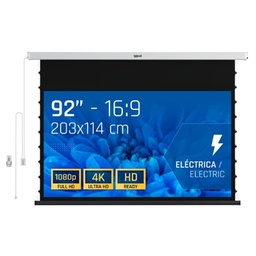 [MPRPAY0075] iggual Pantalla eléc tensionada 16:9 92" 203x114cm