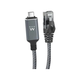 [AAOAAC0196] EWENT Cable USB-C 3.1 A RJ45 CAT6 FTP, 1Gbps, 1,5m