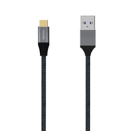 [APTAPC1120] Aisens Cable USB 3.1 Gen2 Alu 3A CM-AM Gris 2.0M