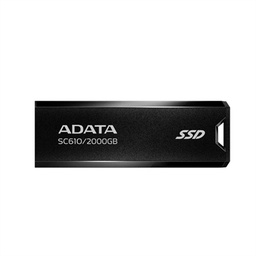 [FAEDDE0395] ADATA SC610 SSD Externo 2TB USB 3.2 Gen2 Negro