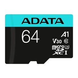 [MTMSDM0290] ADATA microSDXC/SDHC UHS-I U3 64GB c/adapt