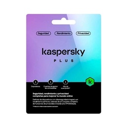 [WSSVHO0551] Kaspersky Plus  1L/1A+ regalo tarj.Monedero