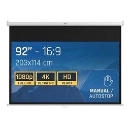 [MPRPAY0071] iggual Pantalla manual 16:9 92" 203x114 cm