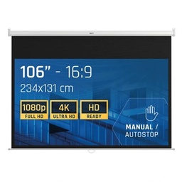[MPRPAY0072] iggual Pantalla manual 16:9 106" 234x131 cm