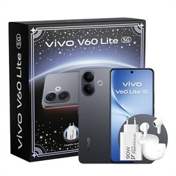 [NTETMO2983] VIVO V60 Lite 5G 6.77" 8Gb 256Gb Black Bundle