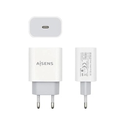 [AATCAT0436] Aisens Cargador 20W USB-C PD3.0 1xUSB-C Blanco