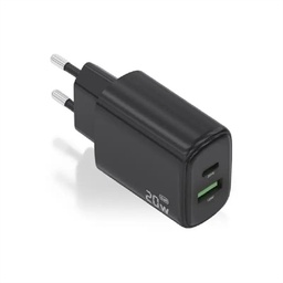[AATCAT0494] Aisens Cargador GaN 20W USB-C PD 3.0 USB-A QC3.0