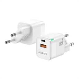 [AATCAT0498] Aisens Cargador GaN 30W USB-C PD3.0 QC4.0 USB-A