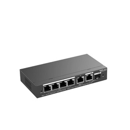 [NSWSSO0397] Reyee ES206GS-P Switch 4xPoE 2xGbE 1xSFP(C) 54W
