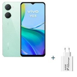 [NTETMO3134] VIVO Y03 6.56" 4Gb(+4) 128Gb Green + Cargador 44W