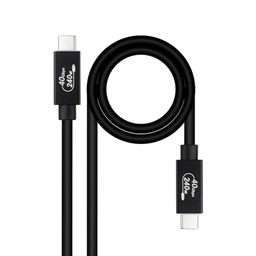 [APTAPC1158] Nanocable Cable USB4 Gen3x2 40Gbps 240W USB-C 1M