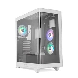 [ICACSM0895] NOX Semitorre HUMMER ETHER Cristal Curvo Negro&Bla