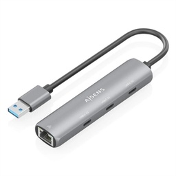 [AAOAUS0265] Aisens USB-A 3.0 Dock a RJ45 Hub 3xUSB-C 15cm