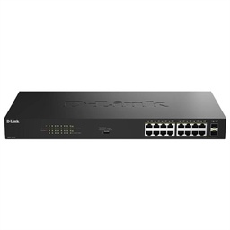 [NSWSAR0459] D-Link DGS-1018P/E Switch 16xGbE PoE+ 2xSFP