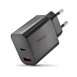 [AAOACR0304] NGS CARGADOR GAN ULTRARAPIDO 20W USB-C+ USB-A