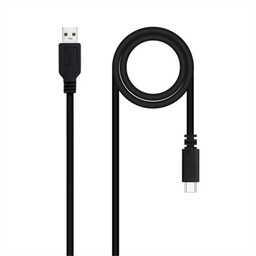 [APTAPC1173] Nanocable Cable USB 2.0 3A USB-C-M/M 1.5M Negro