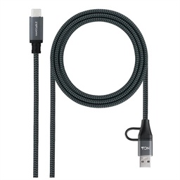 [APTAPC1231] Nanocable Cable USB3.2 100W USB-C+A/USB-C 1,5 M