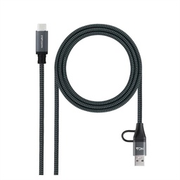 [APTAPC1233] Nanocable Cable USB3.2 100W USB-C+A/USB-C 3 M