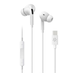 [MAUAMI1251] Celly Auriculares cable Usb-C Blanco