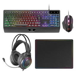 [FTRCTR0242] MARS GAMING TECLADO+RATON+ALFOMBRILLA+AURICULAR