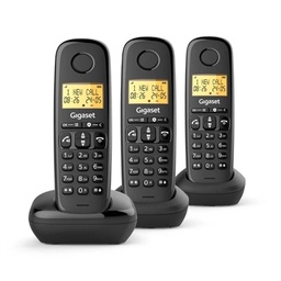 [NTETIN0192] Gigaset Basic 100 Inalámbrico DECT Negro Trio