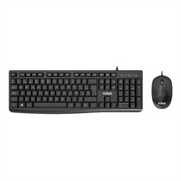 [FTRCTR0238] Nilox Teclado y raton Usb NXKME0012 Negro
