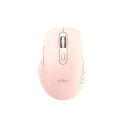 [FTRRIN0572] Nilox Ratón Dual Wireless 1600dpi silen. Rosa