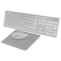 [FTRCTR0259] Tacens 3EN1 Teclado+Ratón+Alfom Inalámbrico Blanco