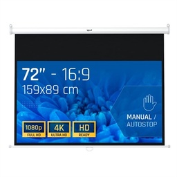 [MPRPAY0074] iggual Pantalla manual 16:9 72" 159x89 cm