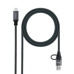 [APTAPC1232] Nanocable Cable USB3.2 100W USB-C+A/USB-C 2 M