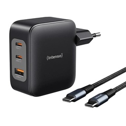 [AATCAT0466] Intenso | KIT Cargador GaN W100ACC + Cable USB-C