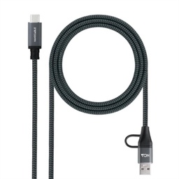 [APTAPC1230] Nanocable Cable USB3.2 100W USB-C+A/USB-C 1 M