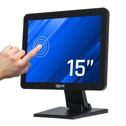 [FMOM150031] iggual Monitor táctil capacitivo 15" VGA HDMI USB