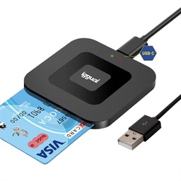 [FLTLCH0048] iggual Lector DNI SIP tarjetas ID USB-A / tipo C