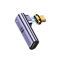 [AISCCI0746] EWENT Adaptador Magnético USB-C  90º USB4 PD 100W