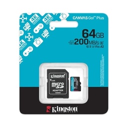 [MTMSDM0314] Kingston microSD Canvas Go! Plus 4 64GB 200 MB-s