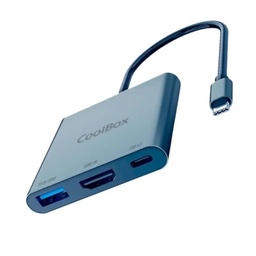 [AAOAUS0255] Coolbox MINIDOCK C31 USB-C 1PD100W/1USB-A/1HDMI 4K