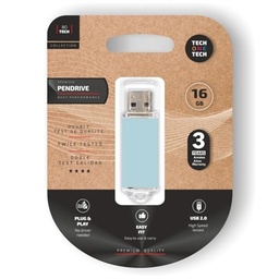 [FAELAP0769] TECH ONE TECH Basic Pendrive 16Gb USB 2.0 Blue