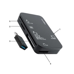 [FLTLCH0049] Coolbox Lector CRE4 DNIE/TARJETAS EXT.+ ADAP.USB-C