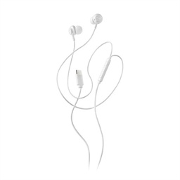 [MAUAMI1320] NGS Auricular Blanco Estéreo USB-C con cable